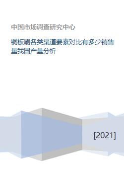 銅板刷各類渠道要素對比有多少銷售量我國產量分析